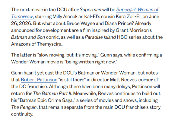 优配合伙人 DC宇宙新版《神奇女侠》启动 四大支柱角色格局初定