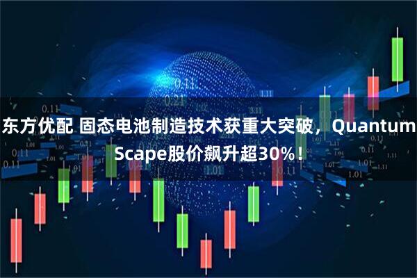 东方优配 固态电池制造技术获重大突破，QuantumScape股价飙升超30%！