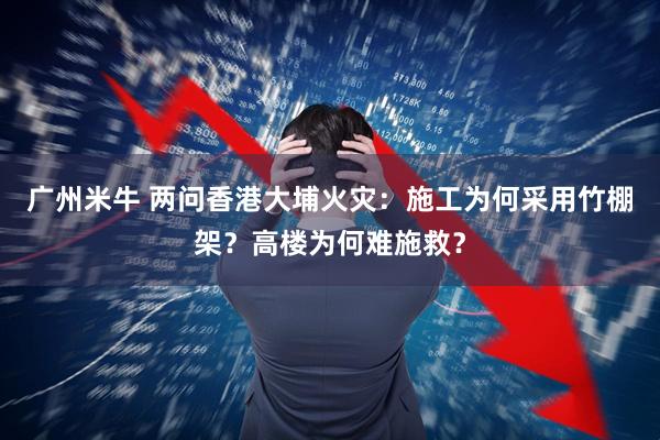 广州米牛 两问香港大埔火灾：施工为何采用竹棚架？高楼为何难施救？